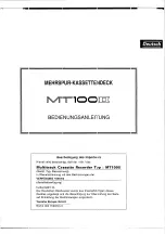 Preview for 51 page of Yamaha MT100II Operation Manual