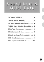 Preview for 75 page of Yamaha MU15 Owner'S Manual