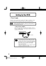 Preview for 18 page of Yamaha MU5 Owner'S Manual