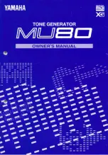 Yamaha MU80 Owner'S Manual preview