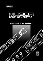 Yamaha MU90R Owner'S Manual предпросмотр