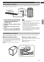 Предварительный просмотр 17 страницы Yamaha MusicCast SUB 100 Owner'S Manual