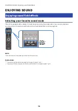 Предварительный просмотр 79 страницы Yamaha MusicCast TSR-400 User Manual