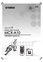 Preview for 1 page of Yamaha MusicCAT MCX-A10 Owner'S Manual