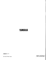 Предварительный просмотр 24 страницы Yamaha MV1000 Operating Manual