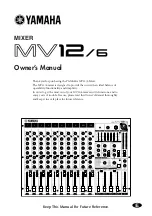 Yamaha MV12 Owner'S Manual preview