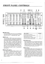 Предварительный просмотр 4 страницы Yamaha MV422 Operating Manual