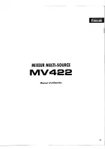 Предварительный просмотр 13 страницы Yamaha MV422 Operating Manual