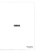 Предварительный просмотр 39 страницы Yamaha MV422 Operating Manual