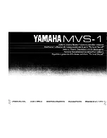 Preview for 1 page of Yamaha MVS-1 Owner'S Manual