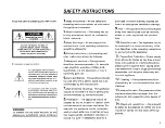 Предварительный просмотр 3 страницы Yamaha MX-1000 Owner'S Manual