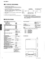 Предварительный просмотр 2 страницы Yamaha MX-1000 Service Manual