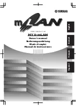 Preview for 1 page of Yamaha MY8-mLAN Owner'S Manual