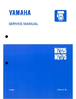 Yamaha MZ125 Service Manual preview
