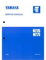 Preview for 1 page of Yamaha MZ125 Service Manual