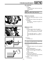 Предварительный просмотр 22 страницы Yamaha MZ250 Service Manual