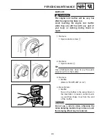 Предварительный просмотр 25 страницы Yamaha MZ250 Service Manual