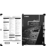 Предварительный просмотр 1 страницы Yamaha N12 - n12 Digital Mixing Studio Owner'S Manual