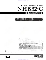 Preview for 1 page of Yamaha NHB32-C Service Manual