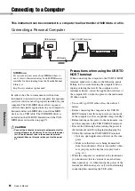 Preview for 84 page of Yamaha NP-V80 Owner'S Manual