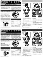 Preview for 1 page of Yamaha NS-100 Owner'S Manual