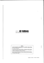 Предварительный просмотр 14 страницы Yamaha NS-10M (French) Mode D'Emploi