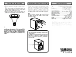 Preview for 2 page of Yamaha NS-10MT User Manual