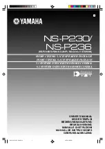 Yamaha NS-236 Owner'S Manual preview