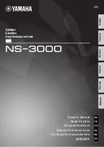 Yamaha NS-3000 Owner'S Manual предпросмотр