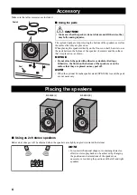 Предварительный просмотр 5 страницы Yamaha NS-3000 Owner'S Manual