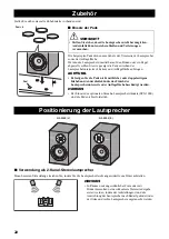 Предварительный просмотр 21 страницы Yamaha NS-3000 Owner'S Manual