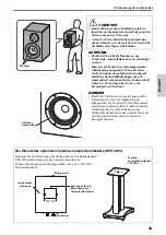 Предварительный просмотр 22 страницы Yamaha NS-3000 Owner'S Manual