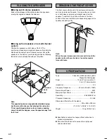 Preview for 4 page of Yamaha NS-325F Owner'S Manual