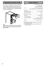 Preview for 4 page of Yamaha NS-4HX Owner'S Manual