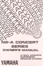 Yamaha NS-A2835 Owner'S Manual preview