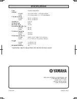 Предварительный просмотр 8 страницы Yamaha NS-AP2600 Owner'S Manual