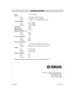 Предварительный просмотр 8 страницы Yamaha NS-AP6500M Owner'S Manual