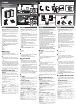 Yamaha NS-AW194 Installation Instructions preview