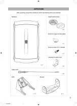 Preview for 3 page of Yamaha NS-AW350 Owner'S Manual