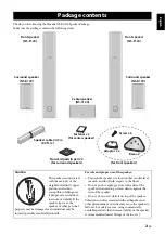 Preview for 3 page of Yamaha NS-B120 Owner'S Manual