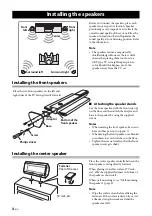 Preview for 4 page of Yamaha NS-B120 Owner'S Manual