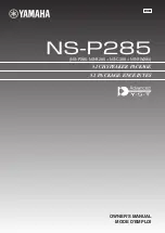 Yamaha NS-B20 Owner'S Manual preview