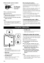 Preview for 8 page of Yamaha NS-B20 Owner'S Manual