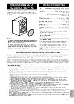 Предварительный просмотр 17 страницы Yamaha NS-B700 Owner'S Manual