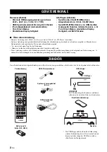 Предварительный просмотр 74 страницы Yamaha NS-BP300 Owner'S Manual