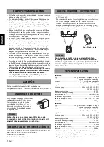 Предварительный просмотр 4 страницы Yamaha NS-BP401 Owner'S Manual