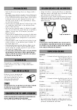 Предварительный просмотр 5 страницы Yamaha NS-BP401 Owner'S Manual