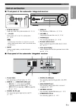 Предварительный просмотр 7 страницы Yamaha NS-BR301 Owner'S Manual