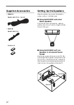 Предварительный просмотр 2 страницы Yamaha NS-C125 - Bass-Reflex Center Channel Speaker Owner'S Manual