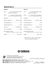 Preview for 6 page of Yamaha NS-C125 - Bass-Reflex Center Channel Speaker Owner'S Manual